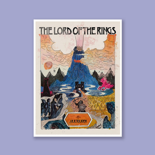 Lord Of The Rings Vintage Poster - Hahnemühle German Textured Print