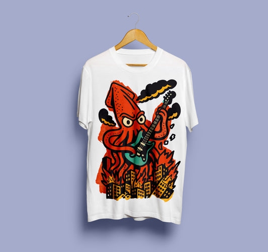 Angry Squid Chariteee Original T-Shirt - Unisex Music Tee